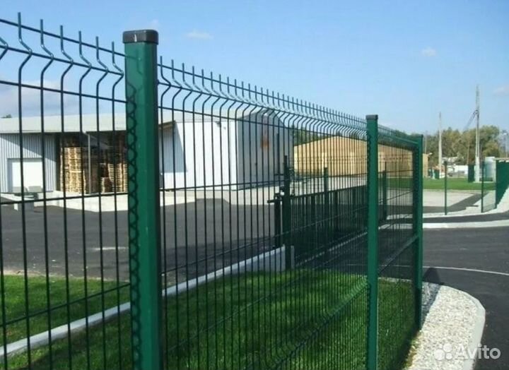Забор из 3D сетки цена под ключ