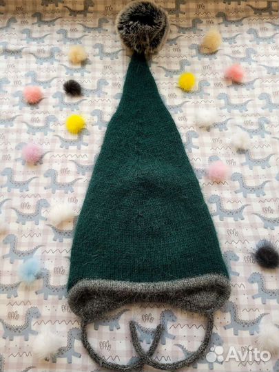 Шапка Гномик Зеленый