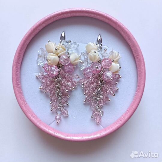 Серьги ручная работа
