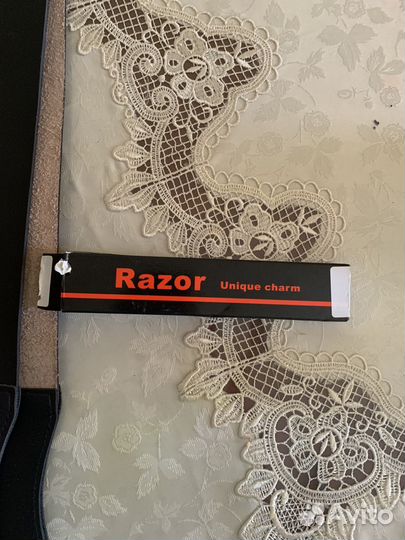 Опасная бритва + Кожанный ремень для заточки