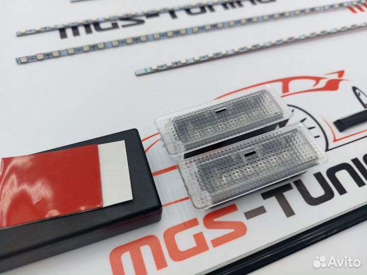 Подсветка салона Ambient устричная BMW 5 F10 ф10