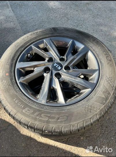 Колеса в сборе r16 летние оригинал Kia Optima