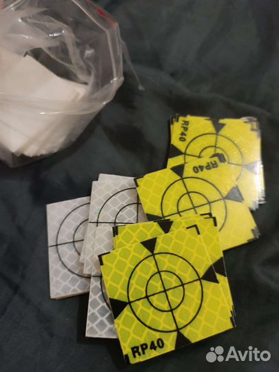 Марки светоотражающие геодезические 40*40