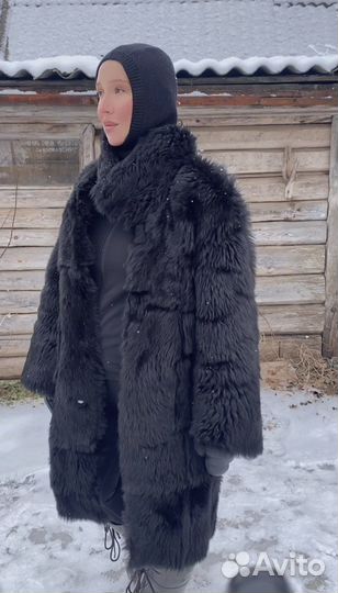 Шуба тоскана черная