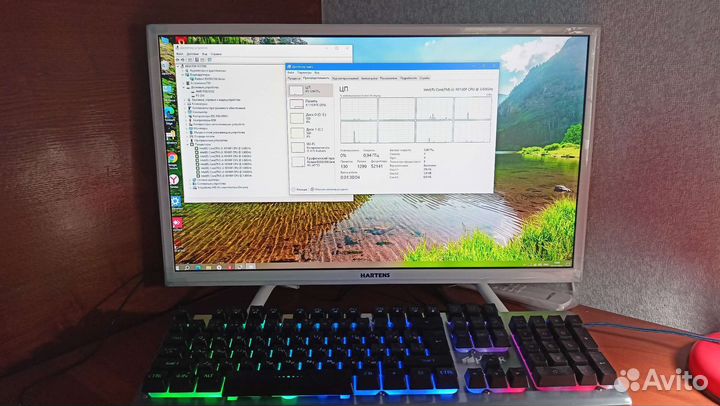 Компьютер нов i3 10100/SSD 512/16 Gb озу/RX550 4 G
