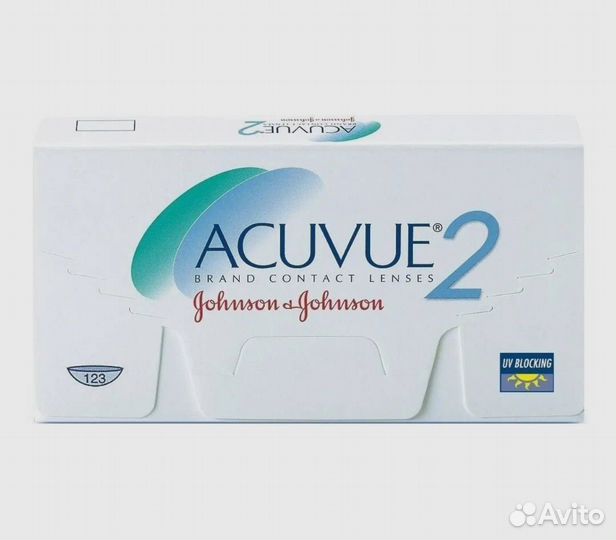 Acuvue 2 Контактные линзы -5.75 / 8.7/ 2 недели