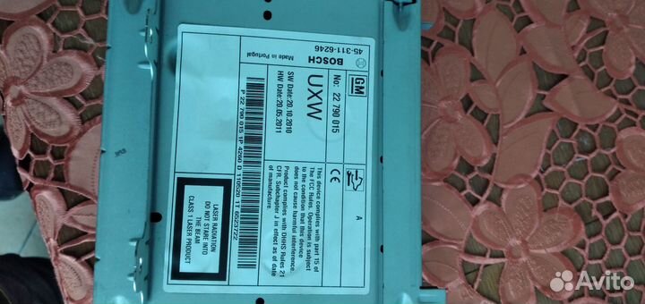 Магнитола на opel астраj