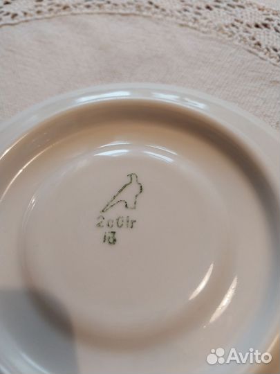 Чашка с блюдцем СССР дулево