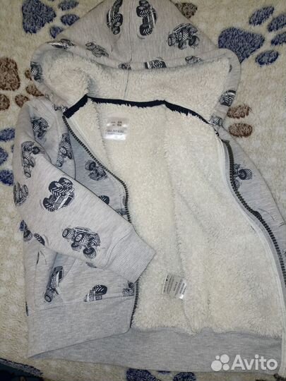 Флисовая кофта для мальчика 104