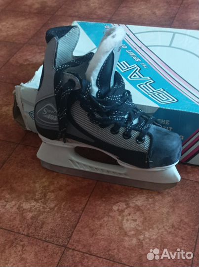 Коньки хоккейные детские 32 размер Graf