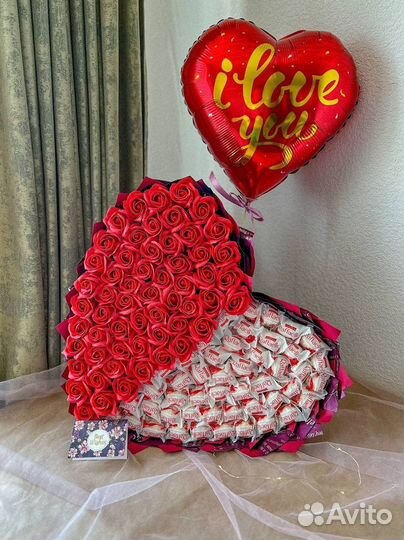 51 роза, 101 роза, букеты цветы с доставкой