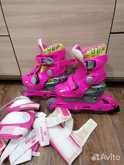 Роликовые коньки детские раздвижные