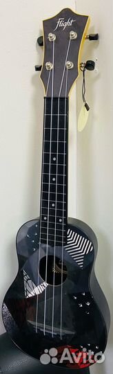 Укулеле сопрано новое flight TUS 21P black forest