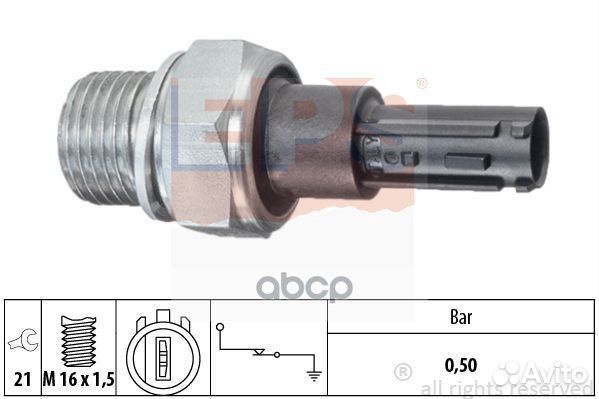 Датчик давления масла citroen peugeot 1.4-1.6HD