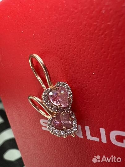 Золотые серьги для девочки