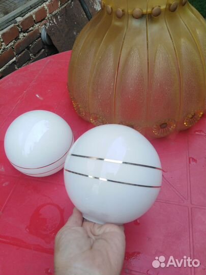 Светильник абожур, СССР, пластик