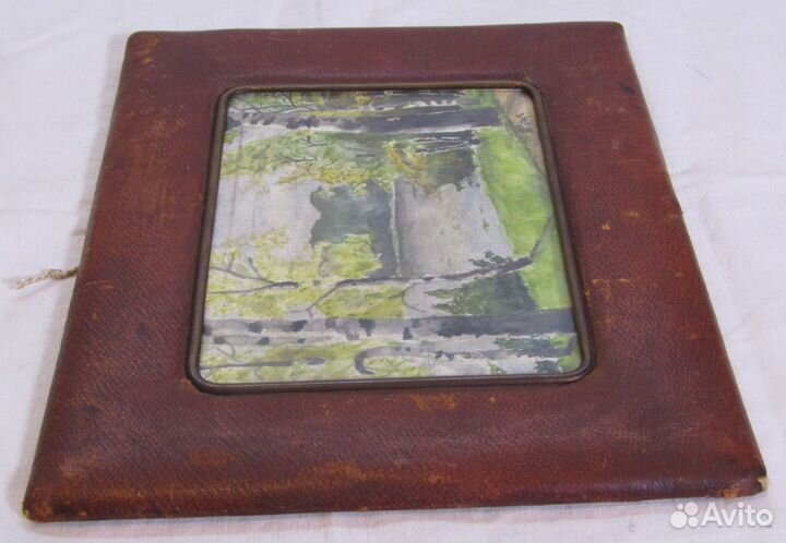 Картина старинная в рамке 