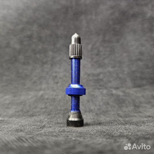 Бескамерный ниппель ColtBikes, алюминиевый, синий