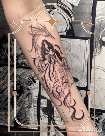 Модель на тату