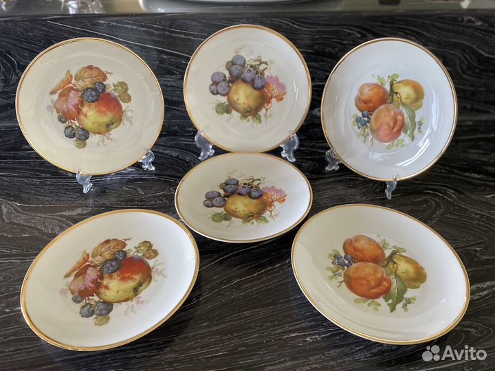 Набор Немецких Фруктовых тарелок