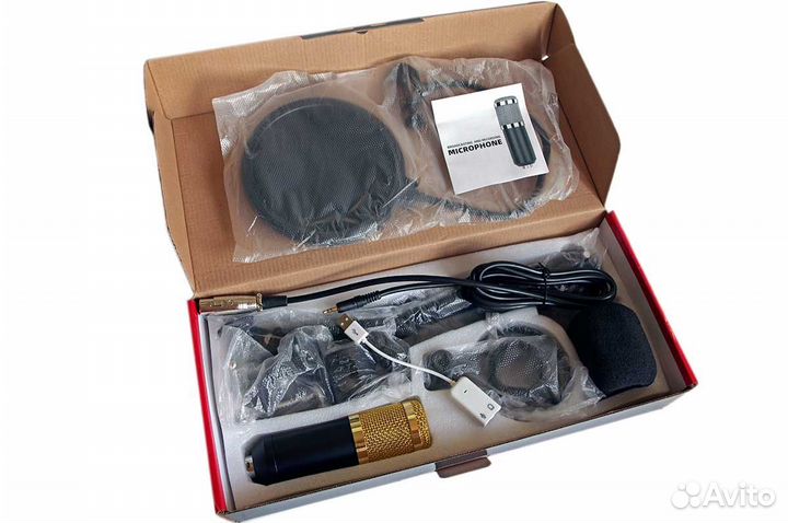 Микрофон студийный BM800 новый