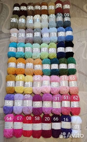 Пряжа плюшевая Wolans Bunny Baby