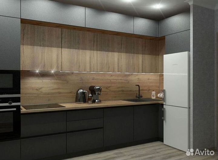 Кухонный гарнитур прямой на заказ