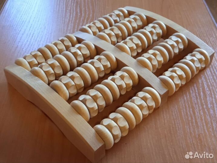 Массажер для ног деревянный