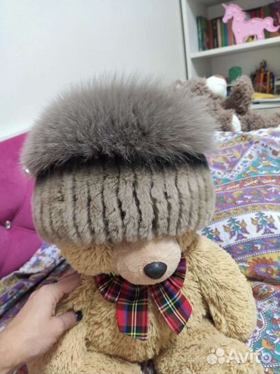 Шапка норковая женская