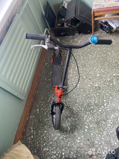 Самокат подросковый до 100 кг. Novatrack