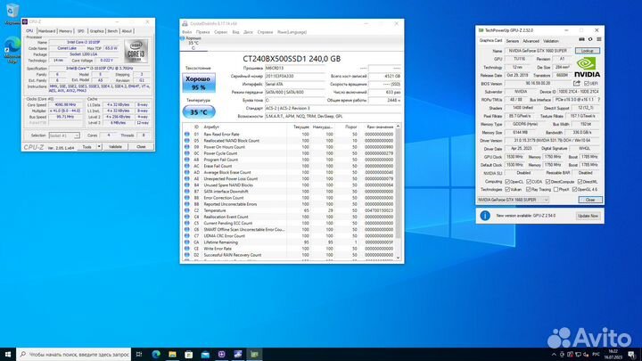 Игровой пк I3-10105F + 1660Super гарантия днс