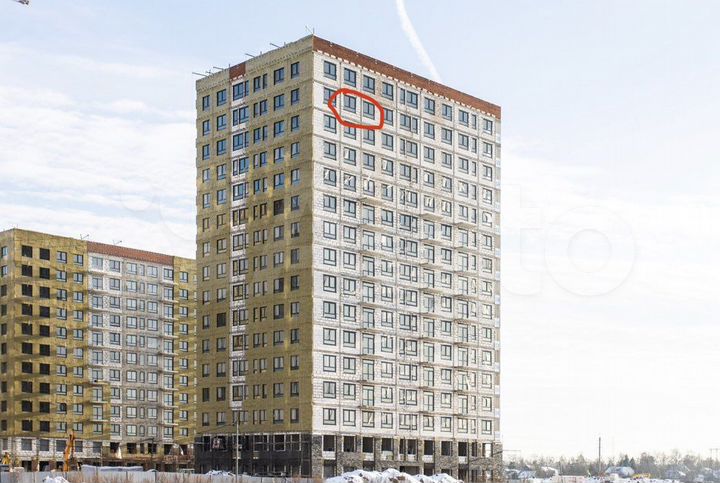 2-к. квартира, 34 м², 15/16 эт.