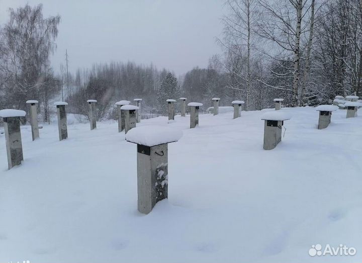 Фундамент на жб сваях под ключ / Жб сваи