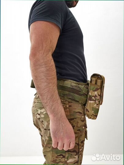 Одиночный закрытый подсумок на 2 магазина