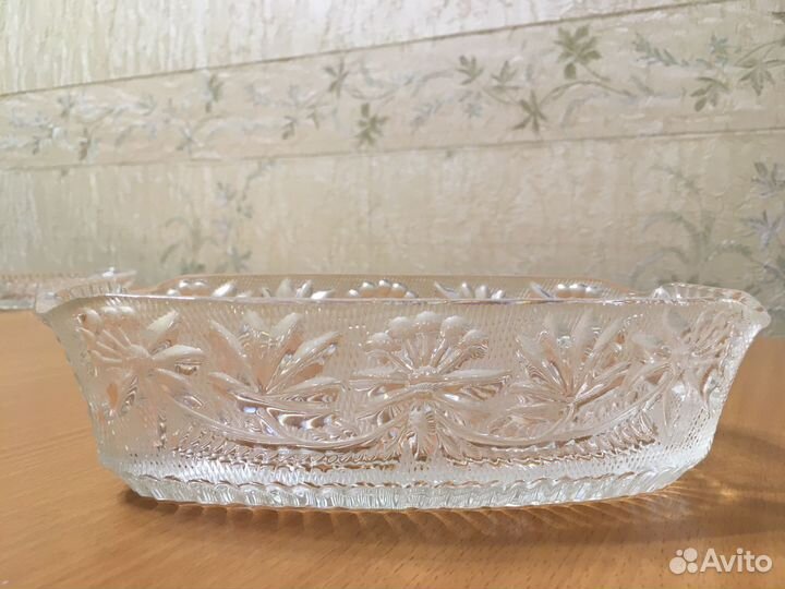 Хрустальная ваза (конфетница/ салатник) СССР