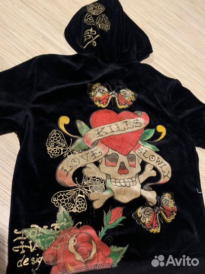 Зип худи ed hardy