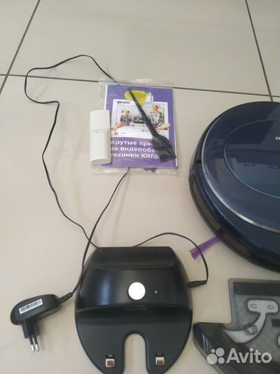 Робот пылесос kitfort kt 532 с влажной уборкой