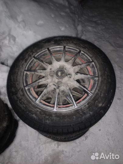 Литье диски r15 4x100 с резиной
