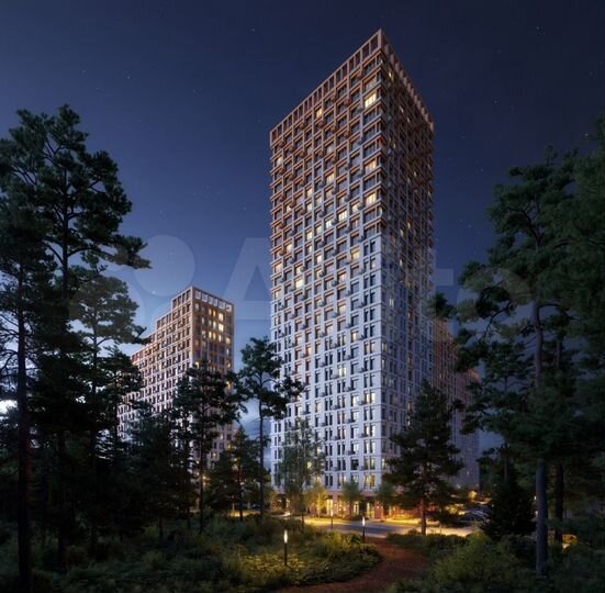 2-к. квартира, 55,1 м², 7/28 эт.