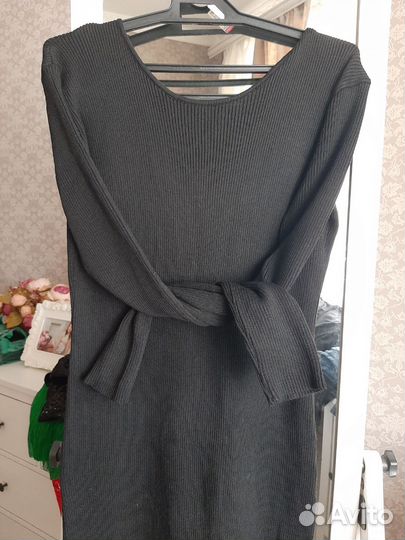 Платье лапша миди