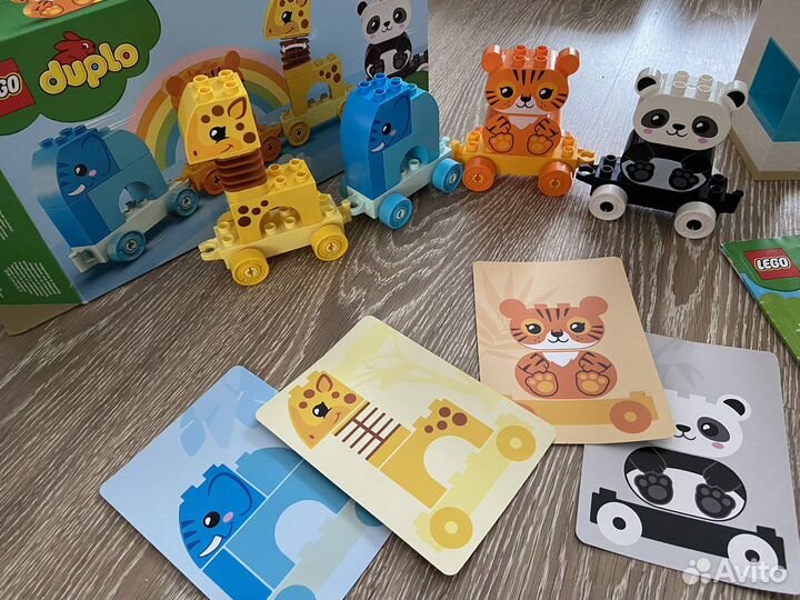 Lego duplo поезд для животных