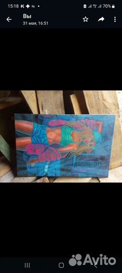 Картина маслом на холсте большая