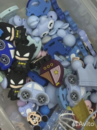 Огромный набор пищевой силикон деревянные бусы