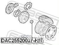 Подшипник ступ.renault logan I/nissan note/chev