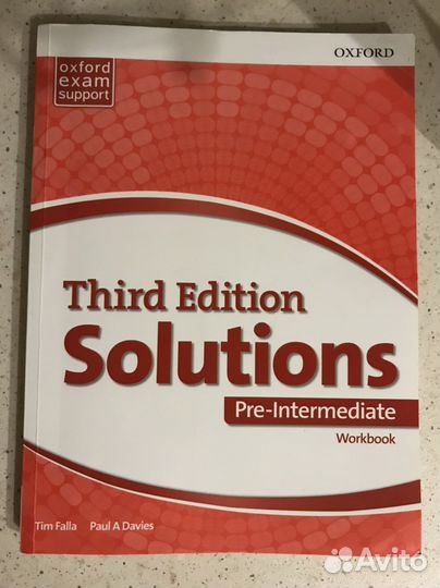 Тетрадь рабочая Solutions Pre-Intermediate