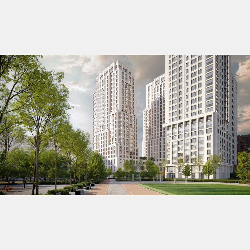 1-к. квартира, 45,7 м², 12/27 эт.