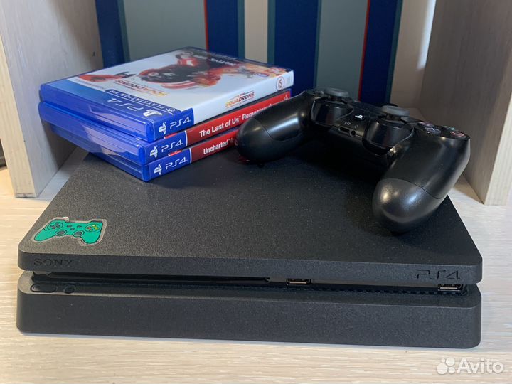 Sony PS4 slim 500gb +3 Игры 3 Ревизия