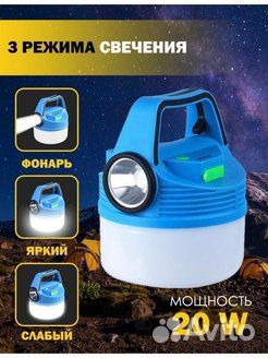 Фонарь кемпинговый туристический спортивный