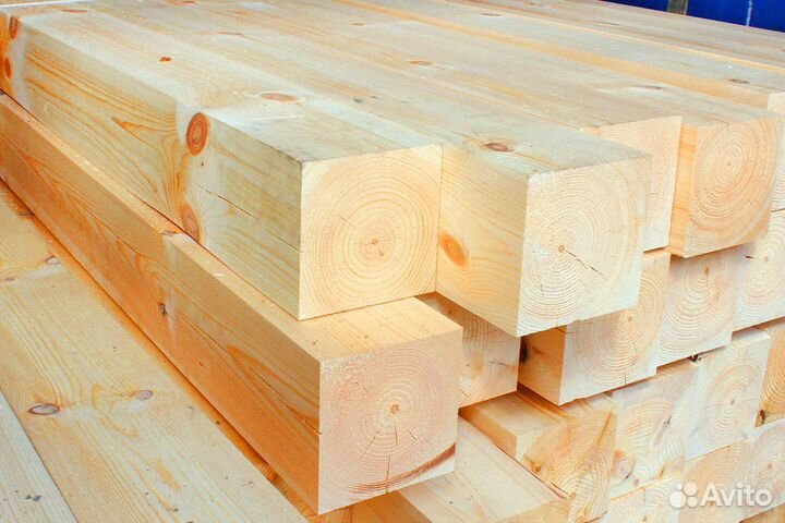Брус из сосны 100х150мм, гост