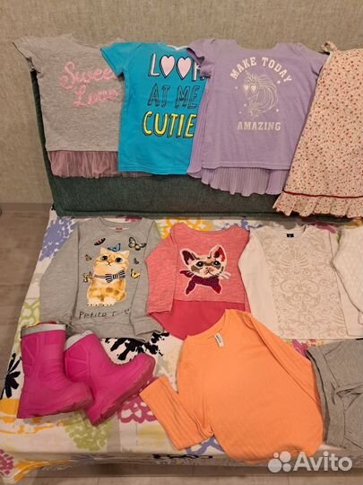 Вещи пакетом для девочки 104